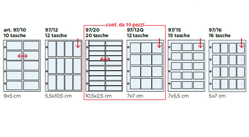 Inserti per raccoglitori - 20,