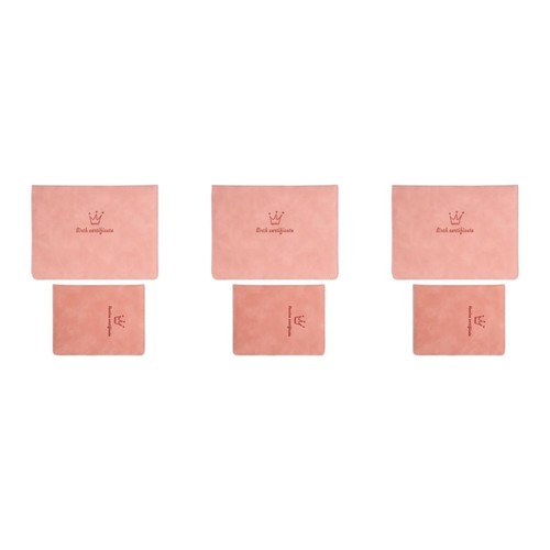 6pz portadocumenti rosa - 6pz,